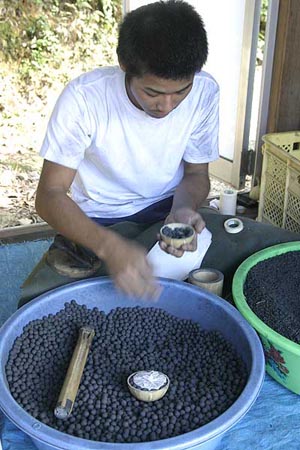 花火玉の製造